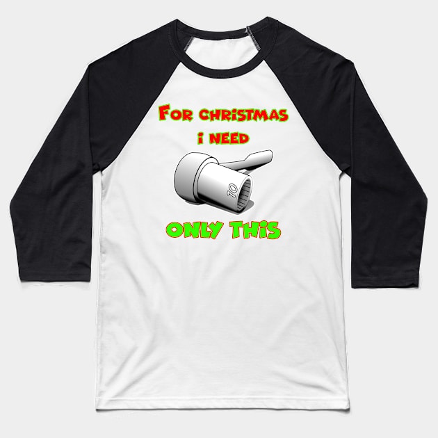 Merry chrismas, car guy, car enthusiast merry chrismas, happy holidays, 10mm socket wrench  (1) Baseball T-Shirt by CarEnthusast
